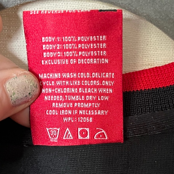 JNCO Vintage 90s Bulldog Embroidered Patch Hockey Jersey - Small - Picture 7 of 7